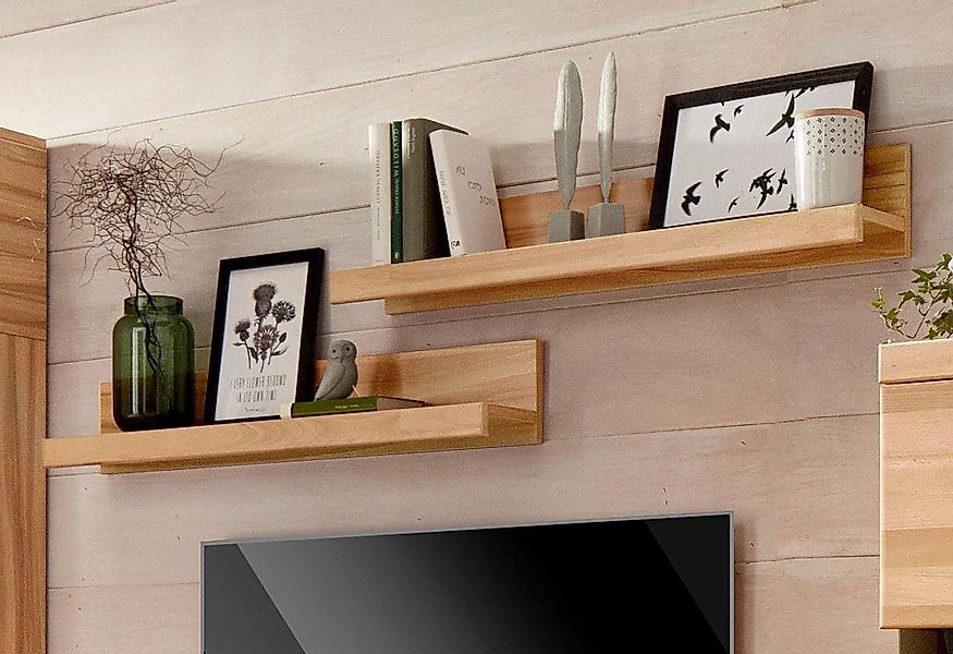 Home affaire Wandregal Ribe,2er Set,teilmassiv mit günstig online kaufen