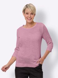 Classic Basics 3/4 Arm-Pullover "Rundhals-Pullover" günstig online kaufen