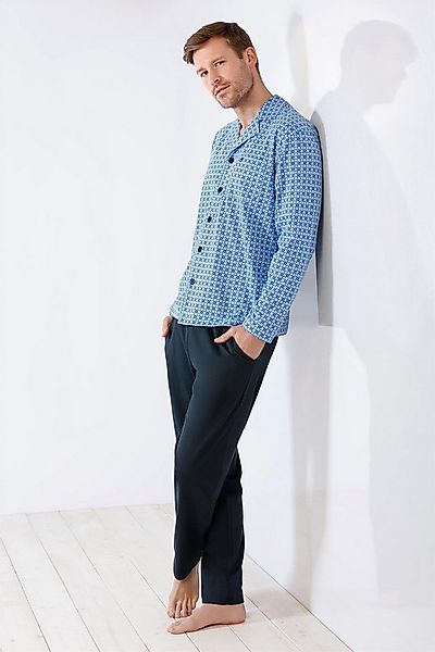 Hajo Schlafanzug Herren Schlafanzug Pyjama Klima Komfort® DAS ORIGINAL Sing günstig online kaufen