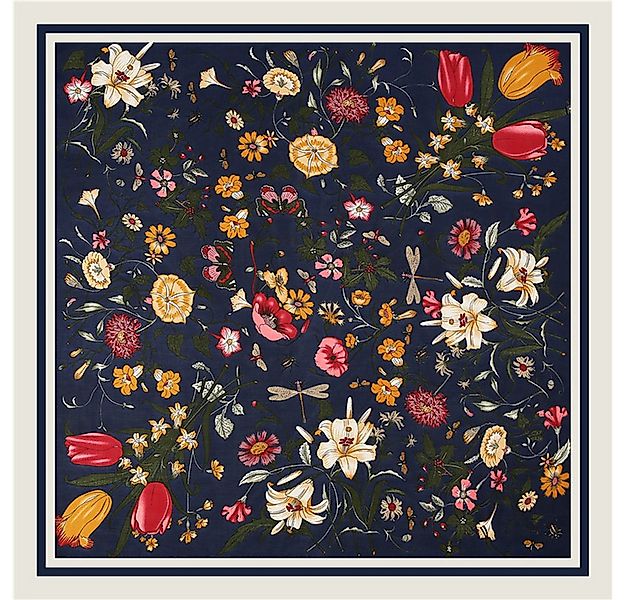 Coonoor Seidentuch 70x70 cm Quadratische Schals für Damen, Seide Kopftuch B günstig online kaufen