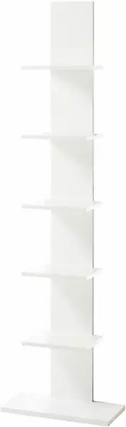 BEGA OFFICE Bücherregal »Wall«, mit 6 Abstellflächen, 50x180 cm günstig online kaufen