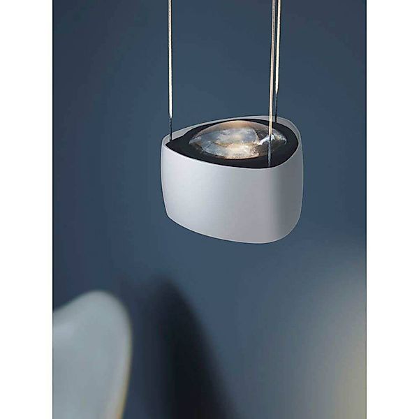 LOOM DESIGN LED-Pendelleuchte Air, weiß, Alu, 13 cm günstig online kaufen