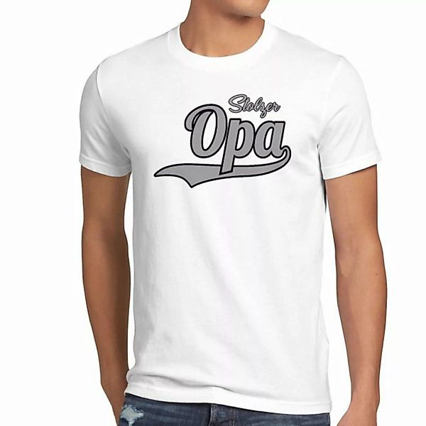style3 Print-Shirt Herren T-Shirt Stolzer Opa Großvater Fun Funshirt Spruch günstig online kaufen