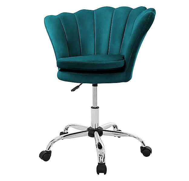 ML-DESIGN Bürostuhl 360° Drehstuhl aus Samt, Polsterstuhl mit Rückenlehne h günstig online kaufen