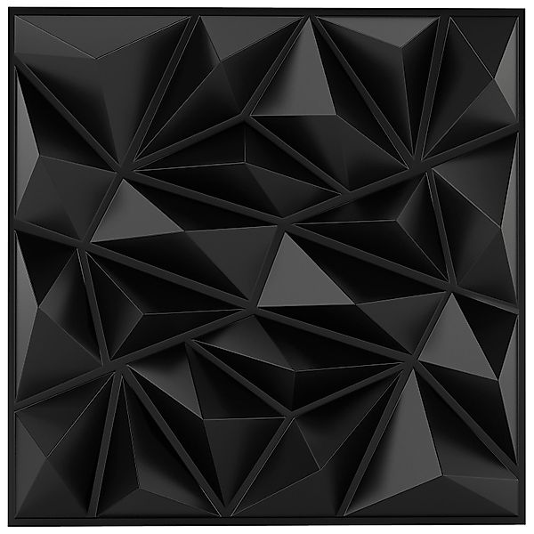 COSTWAY 3D Wandpaneel, BxL: 50x50 cm, günstig online kaufen