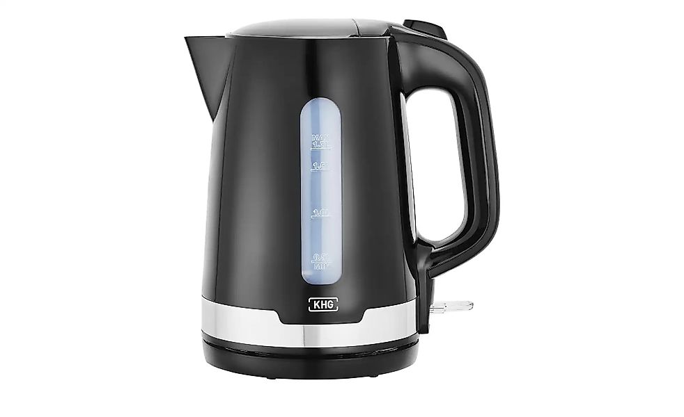 KHG Wasserkocher  WK-1708 SE2 ¦ schwarz ¦ Edelstahl,Kunststoff ¦ Maße (cm): günstig online kaufen