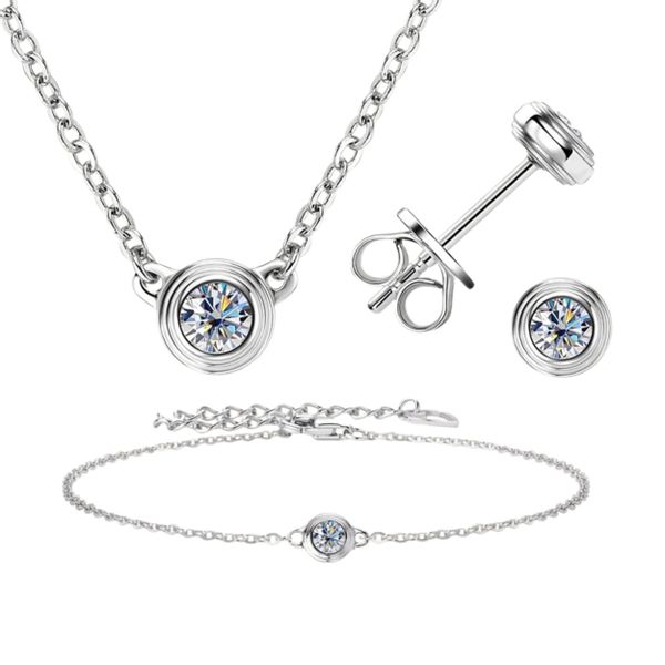 Runde Perlé Schmuckset klein zart minimalistisch, günstig online kaufen