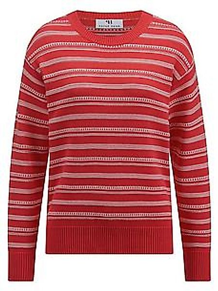 Rundhals-Pullover Peter Hahn rot günstig online kaufen