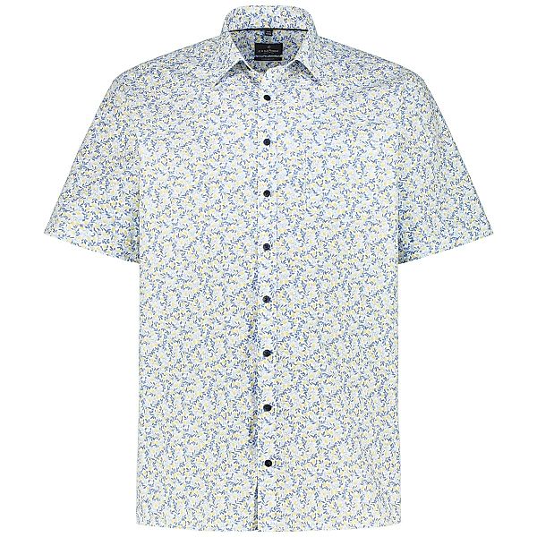 CASA MODA Freizeithemd mit floralem Muster Farbe gelb Größe: 5XL günstig online kaufen