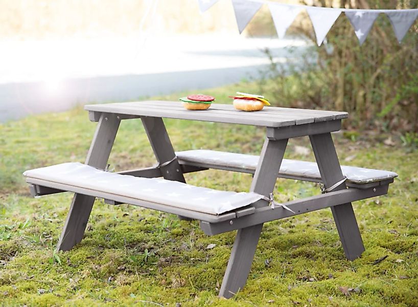roba® Kindersitzgruppe »Picknick for 4 Outdoor +, Grau«, (Set) günstig online kaufen