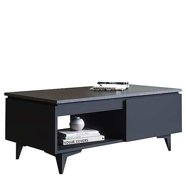 Newroom Couchtisch Lumaro, Minimalistisch Schwarz Wohnzimmertisch günstig online kaufen