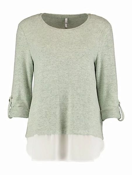HaILY’S Longpullover 3/4 Arm Longsleeve Pullover Sweater mit Hemd Ansatz Zi günstig online kaufen