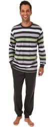 Normann Pyjama Herren Frottee Pyjama lang günstig online kaufen