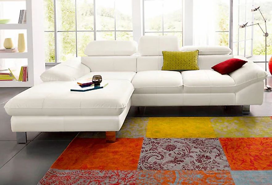 COTTA Ecksofa »Driver L-Form« mit Kopfteilverstellung, wahlweise mit Bettfu günstig online kaufen