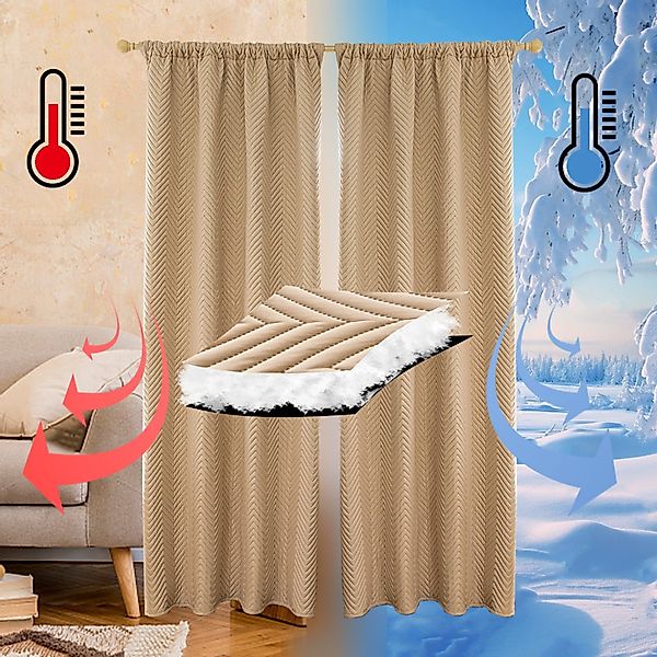 BTTO Gardine Türvorhang,Verdunkelungsvorhang,Thermo Vorhang,Eingedickt, (1 günstig online kaufen