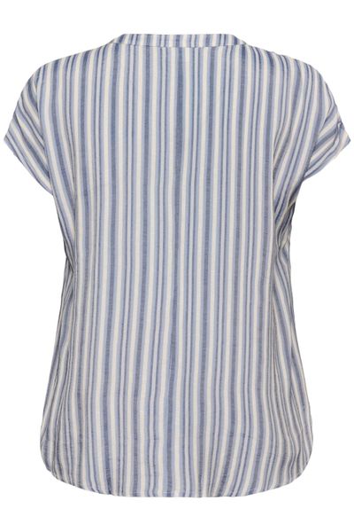 KAFFE Curve Kurzarmbluse Kurzarm-Bluse KCalia Große günstig online kaufen