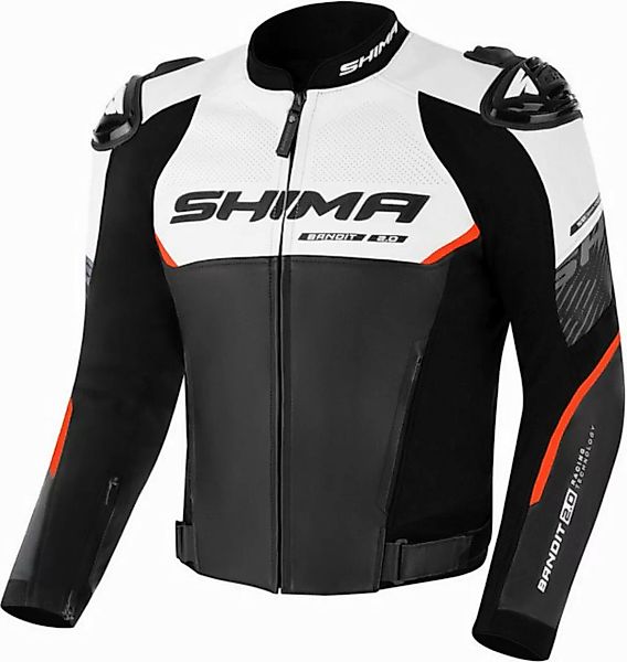 SHIMA Motorradjacke Bandit 2.0 perforierte Motorrad Lederjacke günstig online kaufen