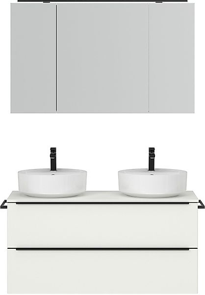 nobilia® Badmöbel-Set »Alvene«, (2 St., vormontiert, mit Soft-Close), inkl. günstig online kaufen