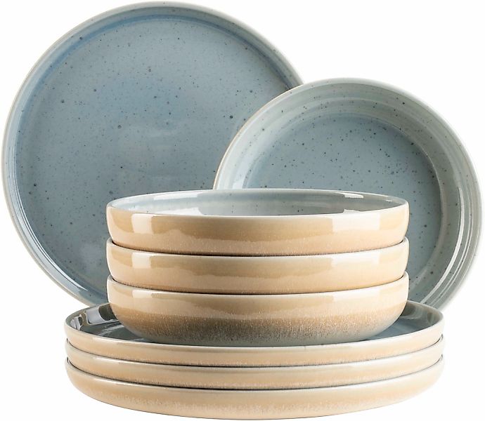 MÄSER Tafelservice "CANDY, aus Steinzeug" Teller Set, Geschirr-Set, Service günstig online kaufen