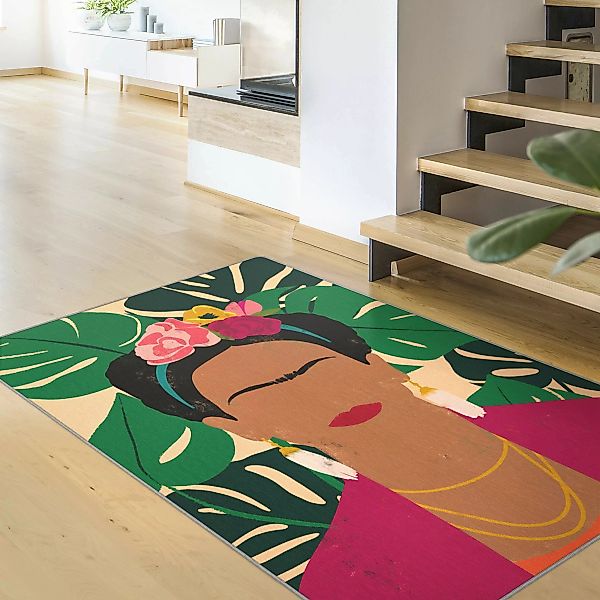 Teppich Frida tropische Collage günstig online kaufen