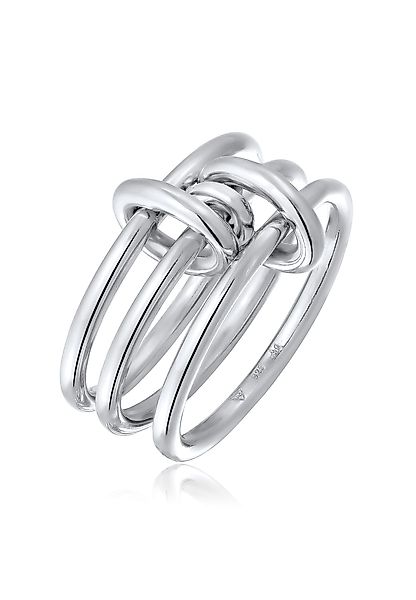 Elli Fingerring Bandring Stapellook 925 Sterling günstig online kaufen