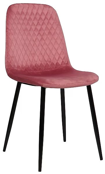 Stuhl Giverny Samt pink günstig online kaufen