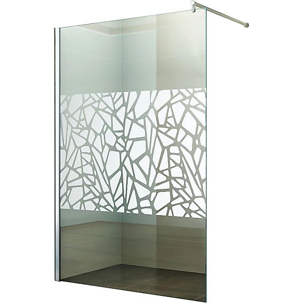 Dein Bau Projekt Walk-In Duschabtrennung Scherben 100 x 200 cm günstig online kaufen