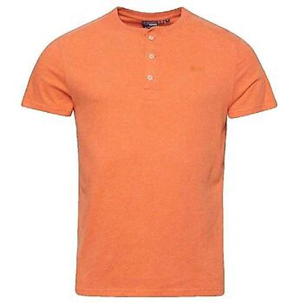 Superdry  T-Shirt T-shirt  col tunisien manches courtes orange günstig online kaufen