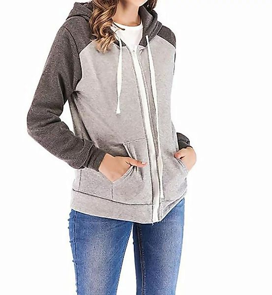 AFAZ New Trading UG Sweatjacke Jacke Damen Hoodie Sweatshirtjacke Pullover günstig online kaufen