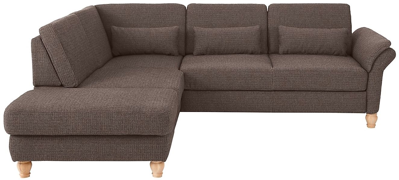 Home affaire Ecksofa »Palace L-Form« incl. Sitztiefenverstellung, wahlweise günstig online kaufen