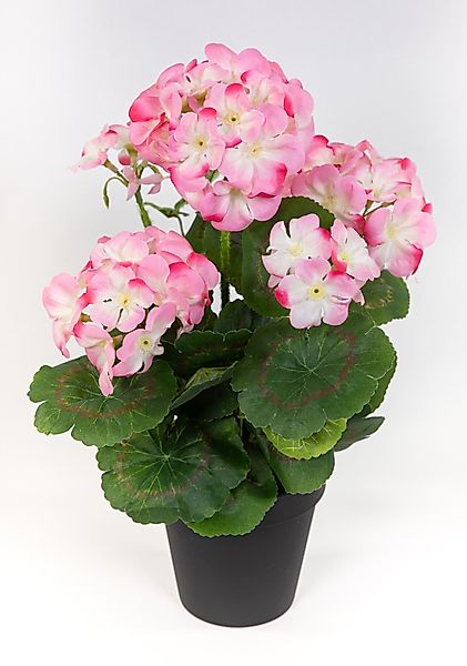 Kunstblume Geranie im Topf 34cm LM günstig online kaufen
