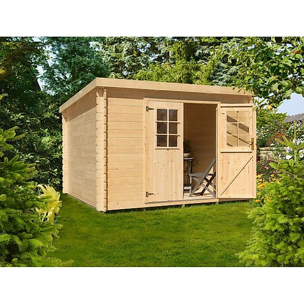 Kiehn-Holz Holz-Gartenhaus KH 19-021 Unberührt 260 cm x 220 cm günstig online kaufen