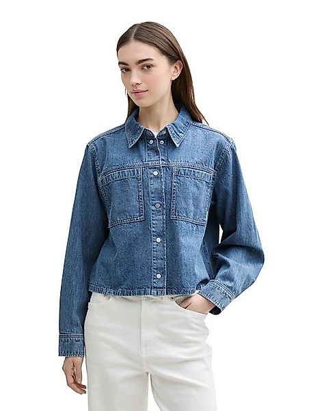 TOM TAILOR Denim Jeansbluse mit Brusttaschen günstig online kaufen