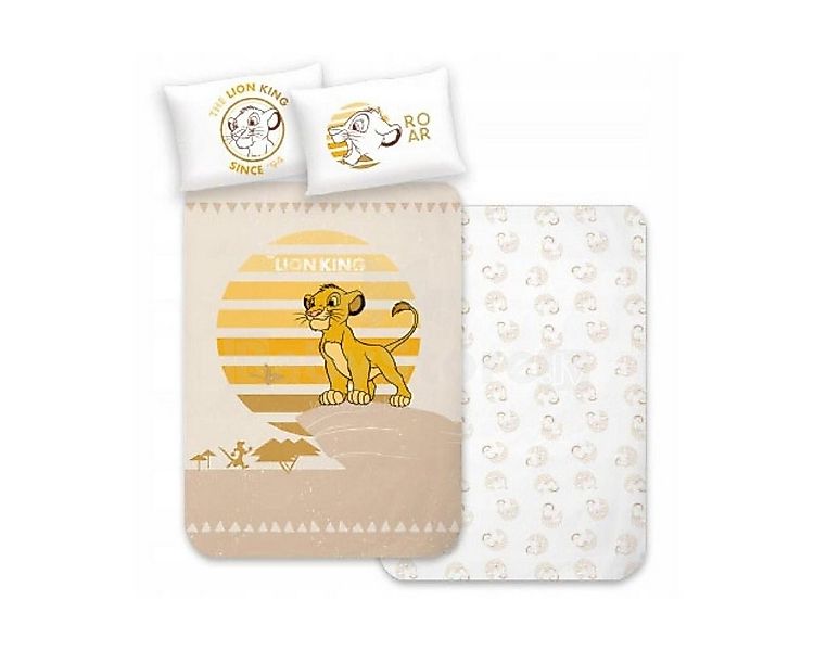Disney Kinderbettwäsche König der Löwen Roar Bettwäsche 100x135cm günstig online kaufen