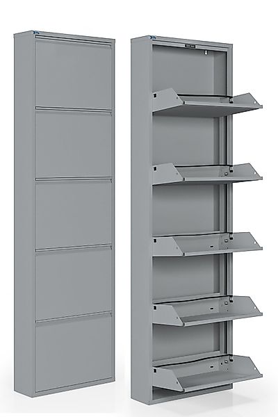Kaufexpress GmbH Schuhschrank Schuhregal Metall 2–5 günstig online kaufen