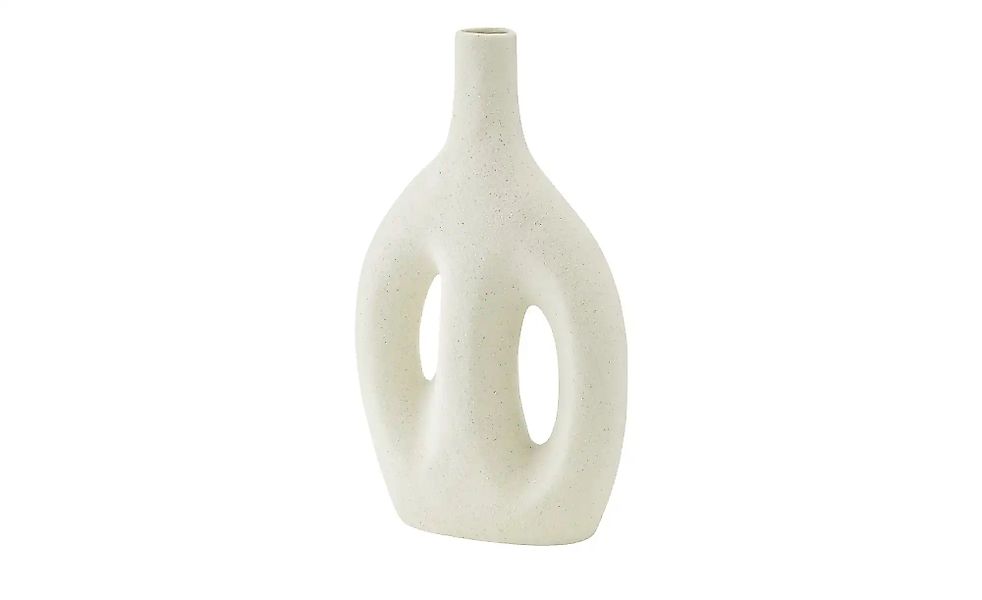 HOME STORY Vase   ¦ creme ¦ Porzellan ¦ Maße (cm): H: 28,5  Ø: 16.4 Accesso günstig online kaufen