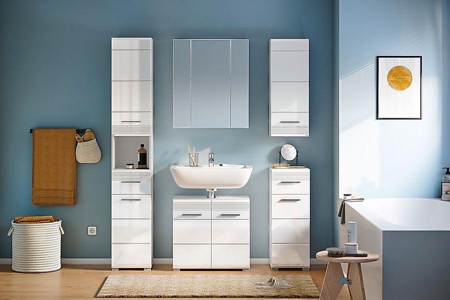INOSIGN Badmöbel-Set "Malmö, 5 teilig, bestehend aus:", (Set, 5 St.), Hochs günstig online kaufen