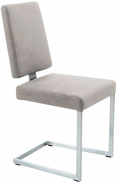 K+W Komfort & Wohnen Freischwinger () stabiles Hochkantgestell, in Leder od günstig online kaufen