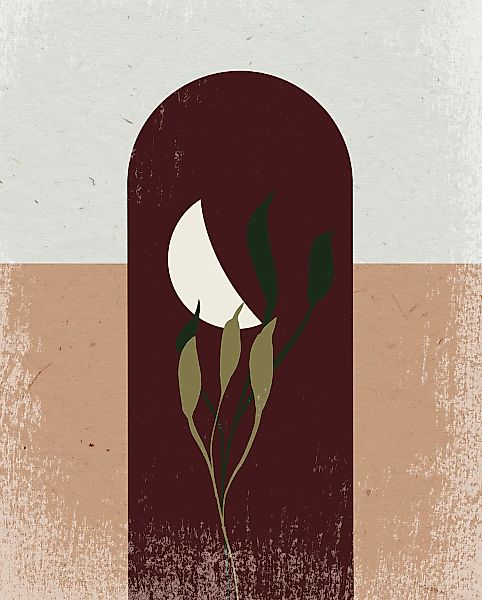 Komar Bild "Silence Half Moon" Natur 1 Stk. tlg. Wandbild zur Dekoration - günstig online kaufen
