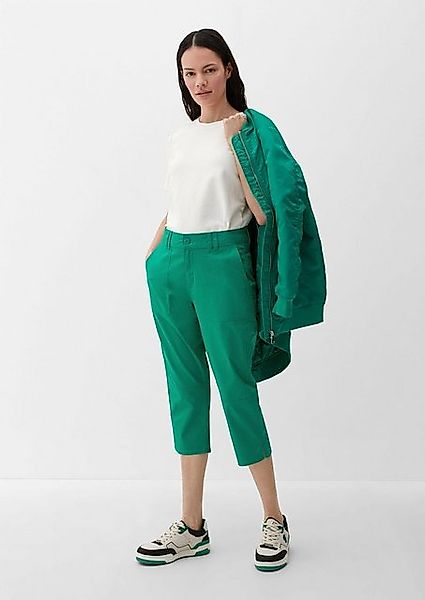 s.Oliver 3/4-Hose Relaxed: Caprihose doppelten Gürtelschlaufen günstig online kaufen