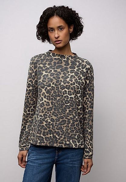 STREET ONE Langarmshirt mit Leomuster günstig online kaufen