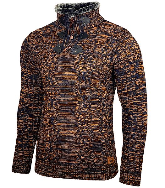 Baxboy Strickpullover Baxboy Herren Pullover Hoher günstig online kaufen