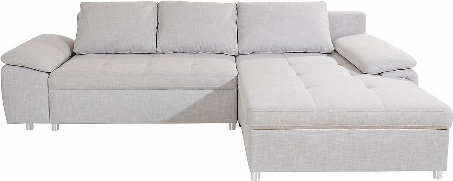 Home affaire Ecksofa "Labene L-Form" wahlweise mit Bettfunktion und Bettkas günstig online kaufen
