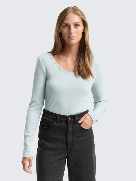 TOM TAILOR Denim Langarmshirt T-Shirt Slim günstig online kaufen