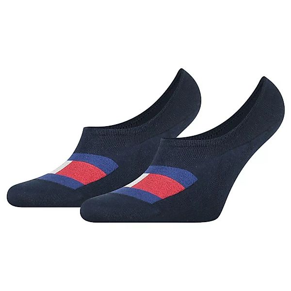 Tommy Hilfiger Flag Footie Socken 2 Paare EU 39-42 Navy günstig online kaufen