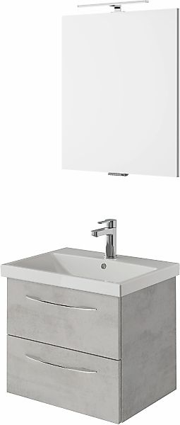 Saphir Badmöbel-Set "Serie 4035 2-teilig, Keramikwaschtisch mit LED-Spiegel günstig online kaufen