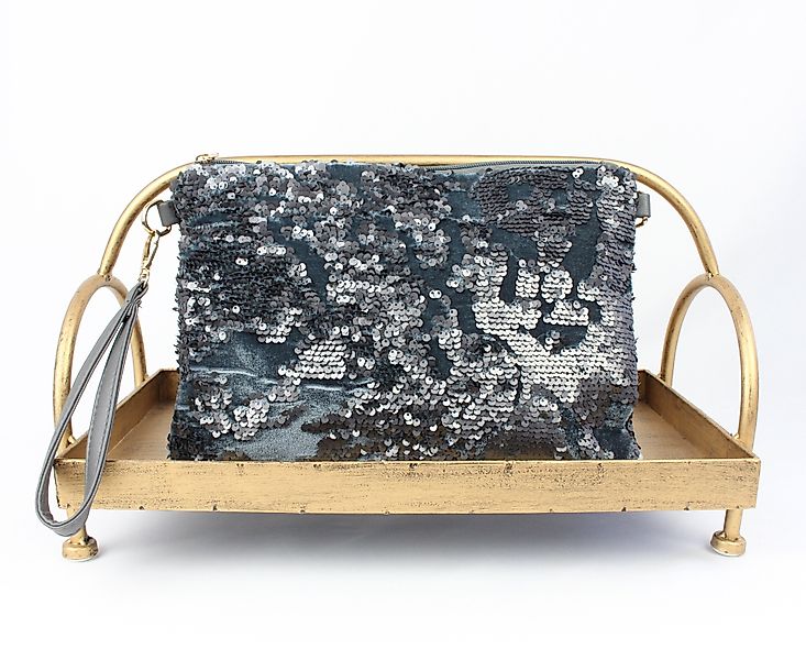 ZEBRO Clutch Pailletten-Clutch günstig online kaufen