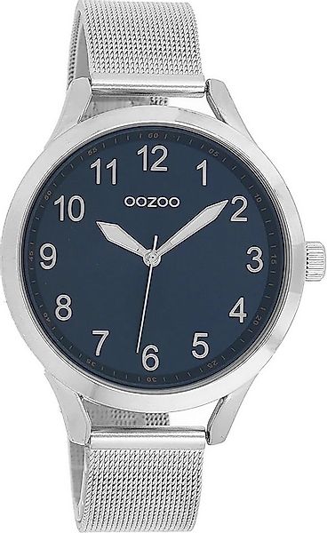 OOZOO Quarzuhr Oozoo Damen Armbanduhr silber Analog, (Analoguhr), Damenuhr günstig online kaufen