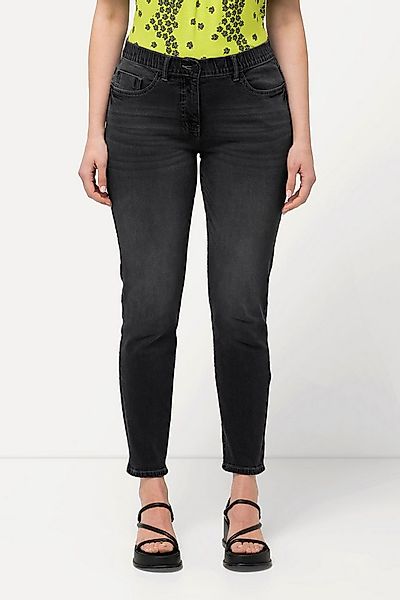 Ulla Popken Regular-fit-Jeans Push-Up-Jeans Sarah schmales Bein Stretch günstig online kaufen