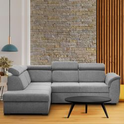 Beautysofa Ecksofa Madera, mit Schlaffunktion, Bettkasten, günstig online kaufen